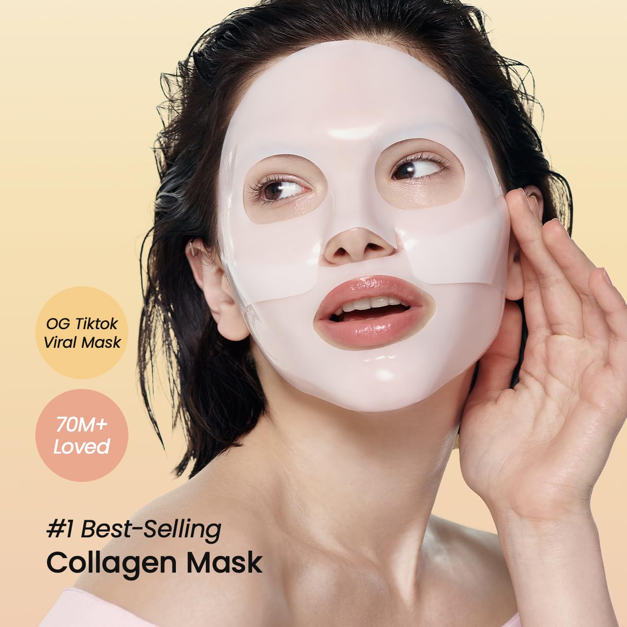 BIODANCE Bio-Collagen Hydrogel Mask – Hydrating & Firming Korean Skincare (4-Pack)
