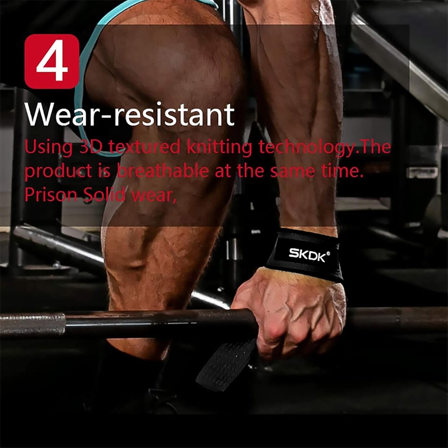 Heavy Weight Lifting Straps – Wrist Support for Gym & Fitness