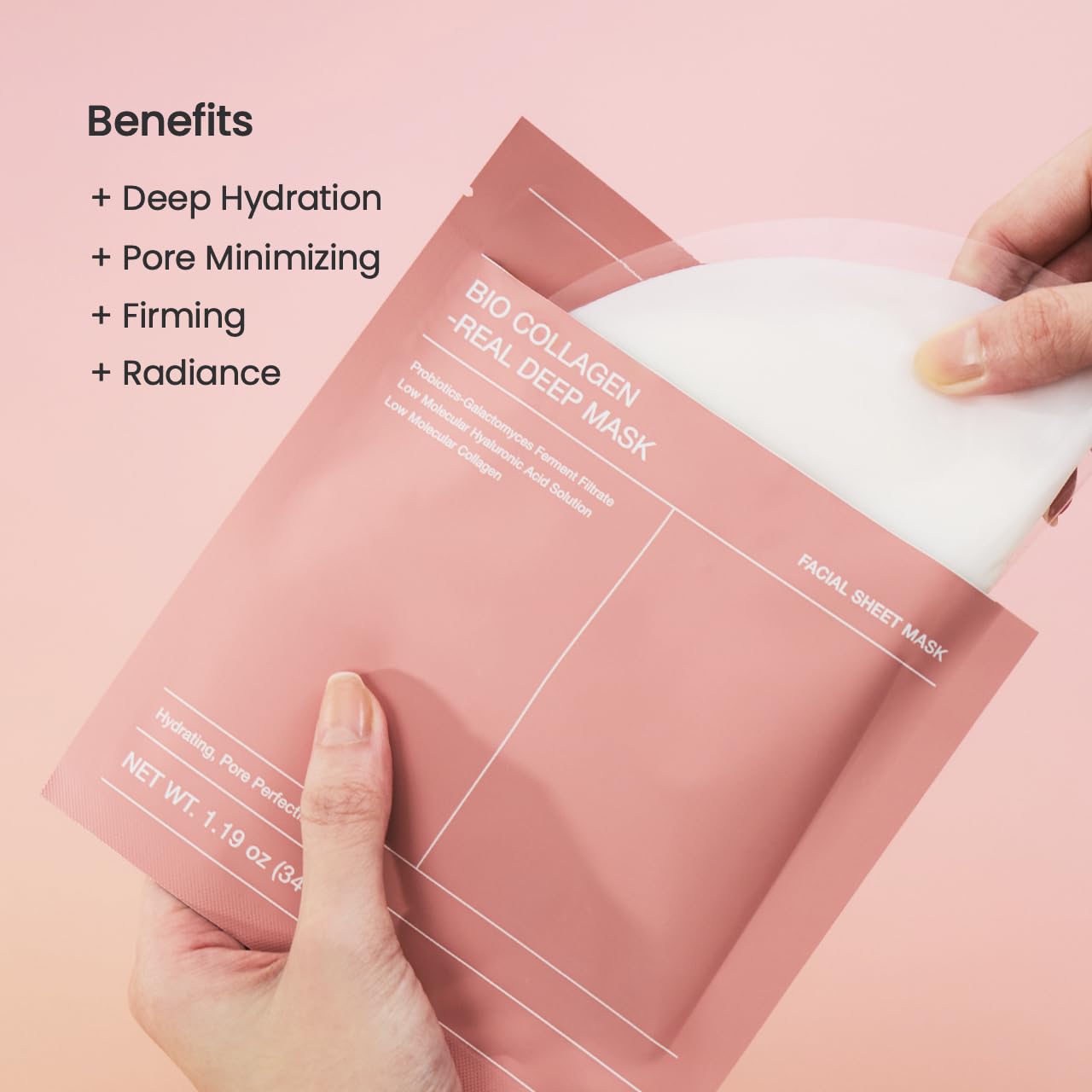 BIODANCE Bio-Collagen Hydrogel Mask – Hydrating & Firming Korean Skincare (4-Pack)