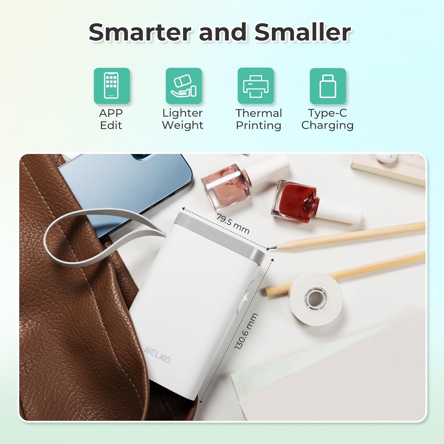 Nelko P21 Bluetooth Label Maker – White