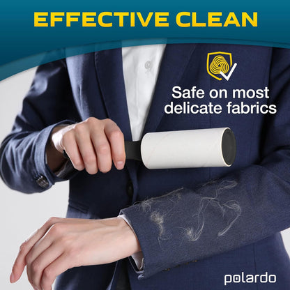 5-Pack Lint Rollers for Pet Hair – Sticky Remover for Clothes, Furniture & Carpet