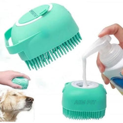 Pet Bath & Grooming Silicone Brush – for Dogs & Cats