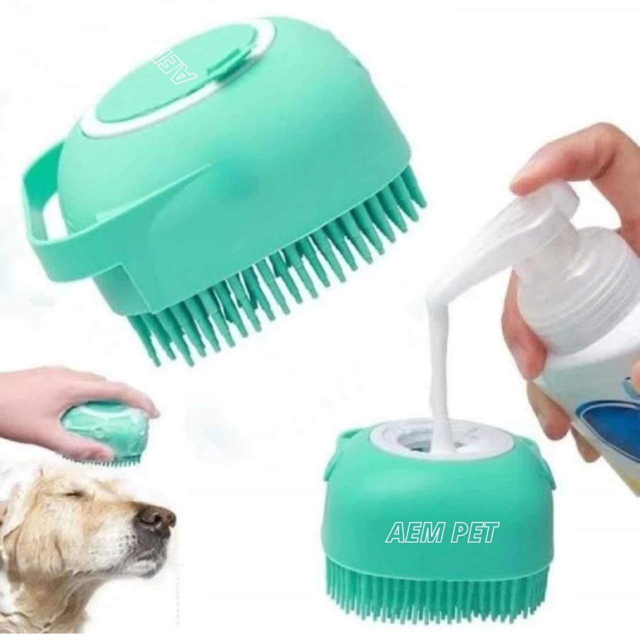 Soft Silicone Dog Bath Brush – Easy Pet Cleaning Tool