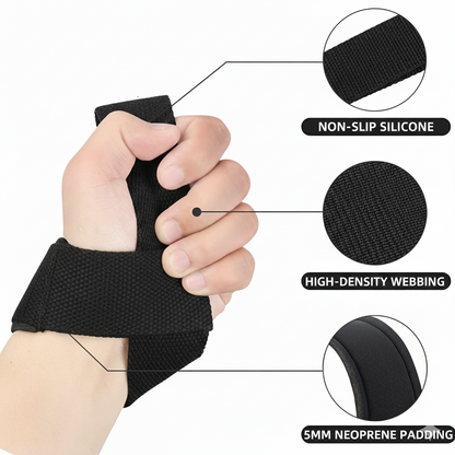 Heavy Weight Lifting Straps – Wrist Support for Gym & Fitness